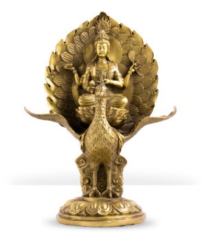 孔雀明王佛像 Mahamayuri Peacock King Statue
